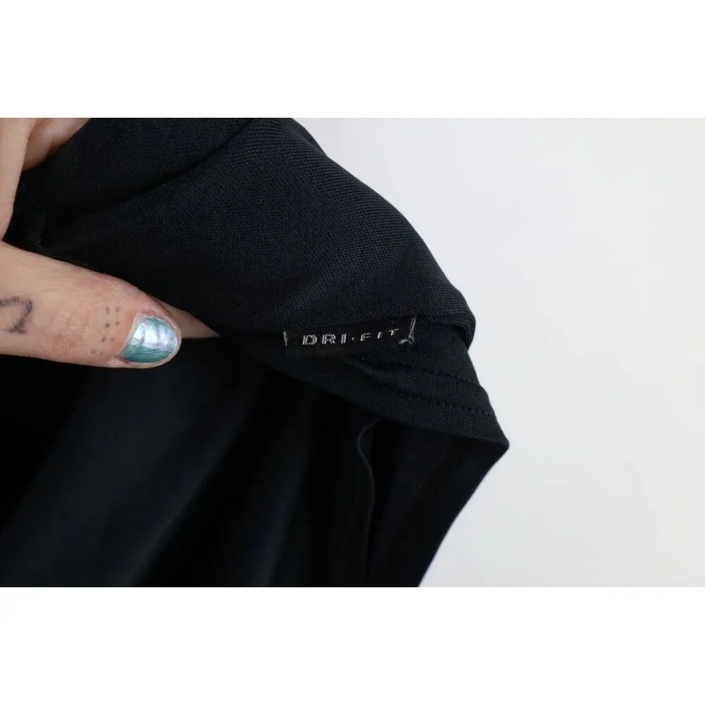 Vintage Nike Mens XL Travis Scott Mini Swoosh Knit Long Sleeve T-Shirt Black - Picture 11 of 15